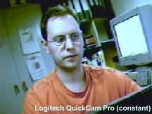Sample frame: Logitech QuickCam Pro