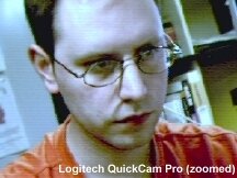 Sample frame: Logitech QuickCam Pro, zoomed
