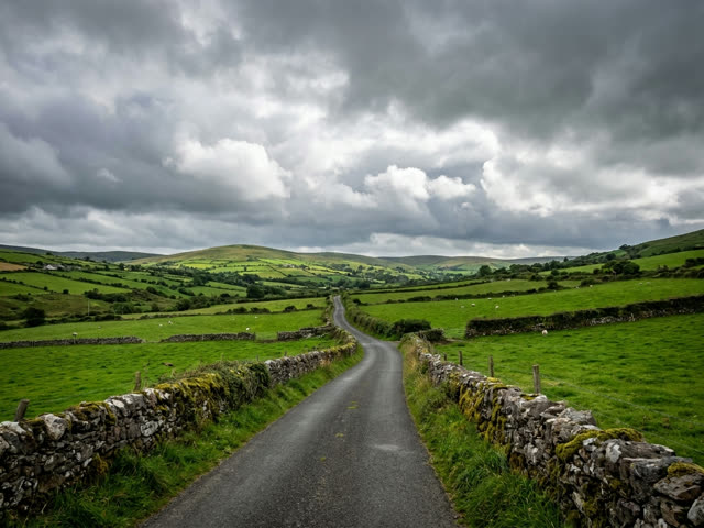 Ireland — typical road